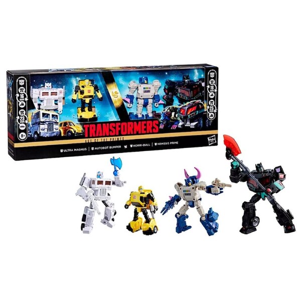 Transformers Age of the Primes Action Figure 4 Pack (Ultra Magnus, Autobot Bumper, Horri-bull, Nemesis Prime)
