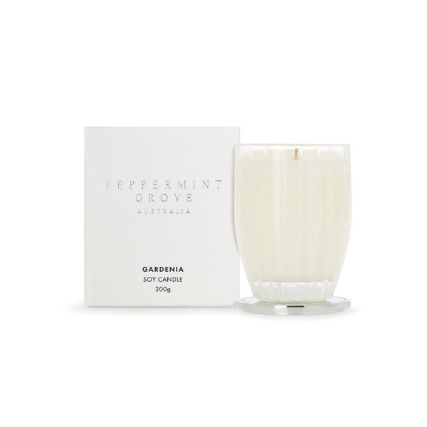 Peppermint Grove Australia Gardenia - Medium Soy Candle 200g