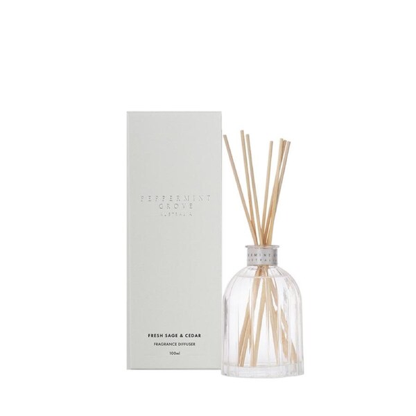 Peppermint Grove Australia Fresh Sage & Cedar - Mini Fragrance Diffuser 100ml