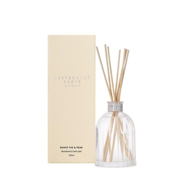 Peppermint Grove Australia Burnt Fig & Pear - Medium Fragrance Diffuser 200ml