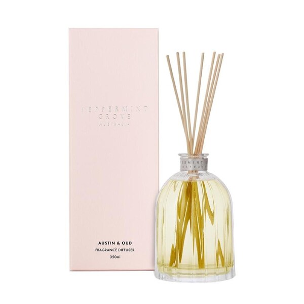 Peppermint Grove Australia Austin & Oud - Large Fragrance Diffuser 350ml