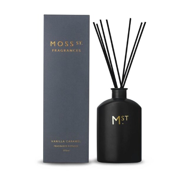 Moss St. Fragrances Vanilla Caramel - Large Soy Candle 370g