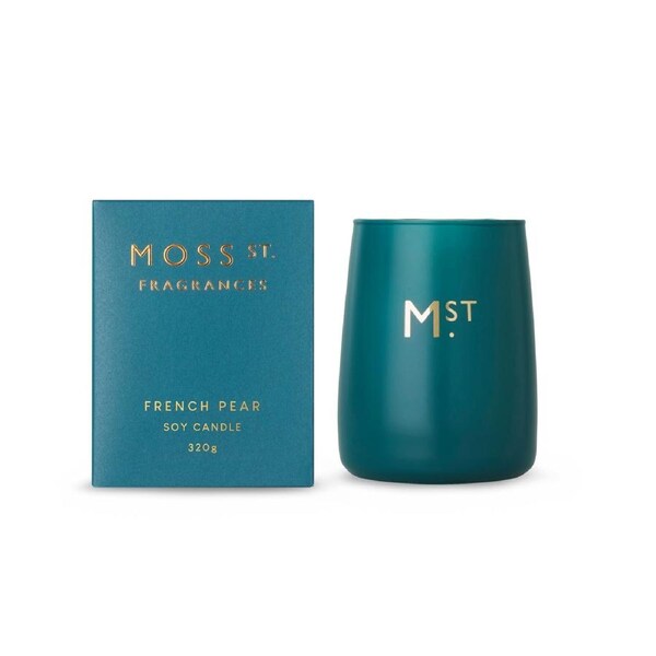 Moss St. Fragrances French Pear - Large Soy Candle 370g