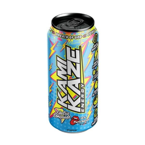 Kamikaze Energy Drinks Lemonade 500ml x 12