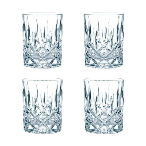 Nachtmann 4 PC Crystal Whisky Glassware 295ml - Premium Tumbler Crystal Glass - Alcohol Drinkware