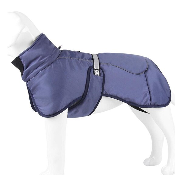 Waterproof Winter Warm Large Dog Clothes Pet Down Jacket Thick Coat Windproof - Blue XL