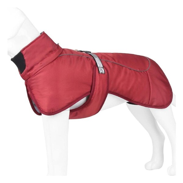 Waterproof Winter Warm Large Dog Clothes Pet Down Jacket Thick Coat Windproof - Red 6XL