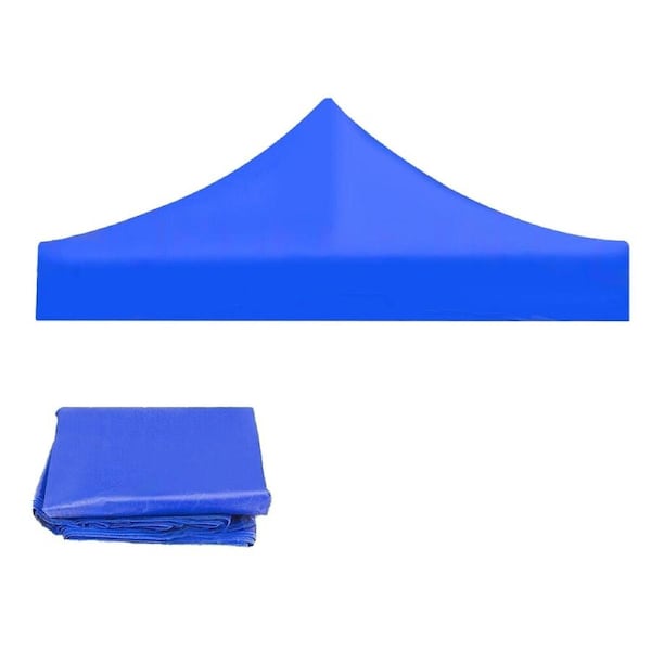 Sun Proof Garden Gazebo Top Cover Replacement Tent Canopy Oxford Waterproof - 2.9m Blue