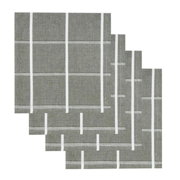 4pc NF Home & Entertaining Essentials Greenland Napkin 45x45cm Checked Olive
