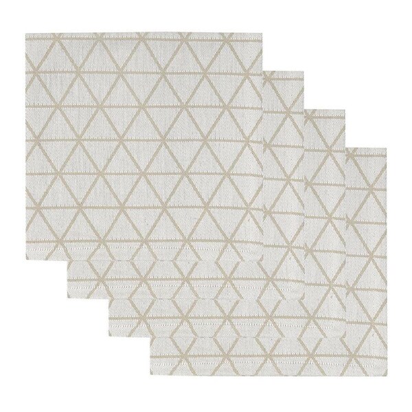 4pc NF Home & Entertaining Essentials Jacquard Napkins 45x45cm Taupe