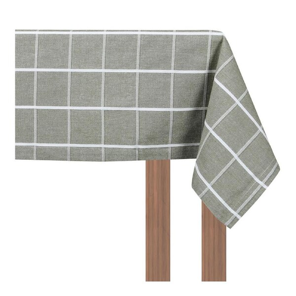 NF Home & Entertaining Essentials Greenland Table Cloth 300x150cm Checked Olive
