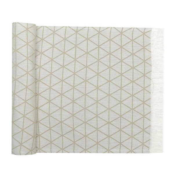 NF Home & Entertaining Essentials Jacquard Table Runner 35x250cm Taupe