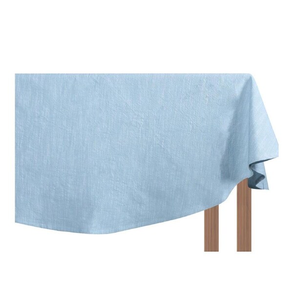 NF Home & Entertaining Essentials Elysian Round Table Cloth 180cm Solid Blue
