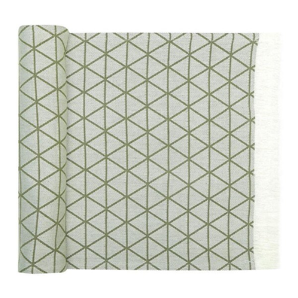 NF Home & Entertaining Essentials Jacquard Table Runner 35x250cm Olive
