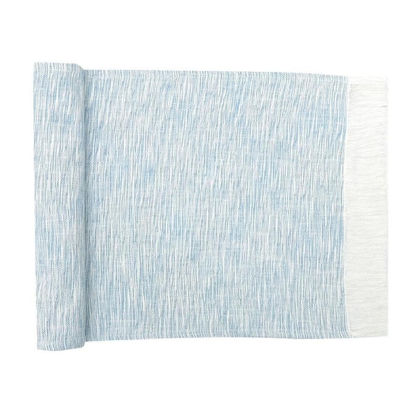 NF Home & Entertaining Essentials Cascade Table Runner 35x250cm Woven Blue
