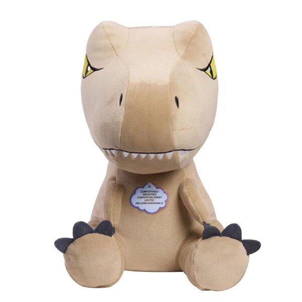 Jurassic World Comfeez Plush T-Rex Dinosaur Weighted Comfort Soft Toy 12in 3y+