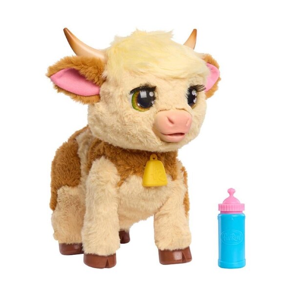 FurReal Interactive Plush Maggie the Feed and Follow Cow Toy w/Motion Sound 4y+