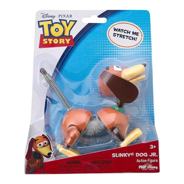 Toy Story Slinky Dog Jr Stretchable Body Parts Coiled Figurine/Kids 3y+