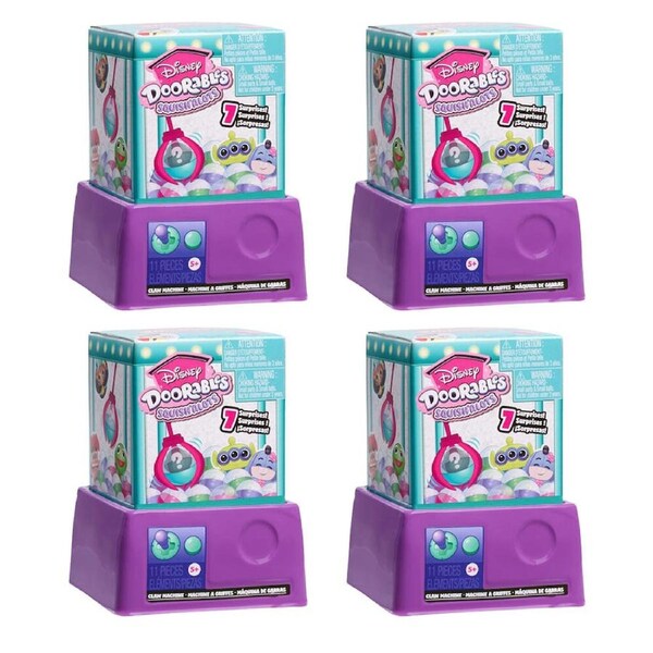 4x 11pc Doorables Disney Collectable Figures Whatcha Gotcha Claw Machine Toy 5y+