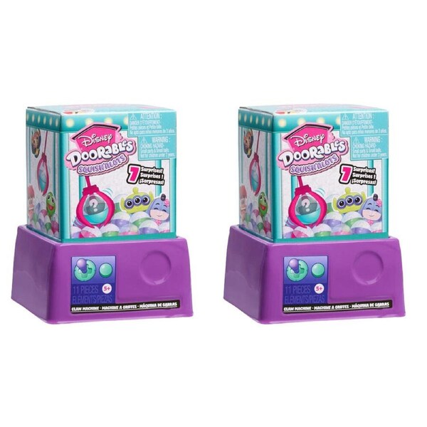 2x 11pc Doorables Disney Collectable Figures Whatcha Gotcha Claw Machine Toy 5y+