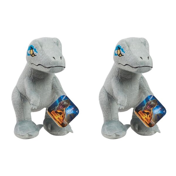 2PK Jurassic World Small Dinosaur Soft Plush Toy Collectable 7in 3y+ Assorted