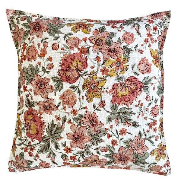 LAURA ASHLEY - LAMBTON GARDEN PLASTER PINK 50X50CM FILLED CUSHION