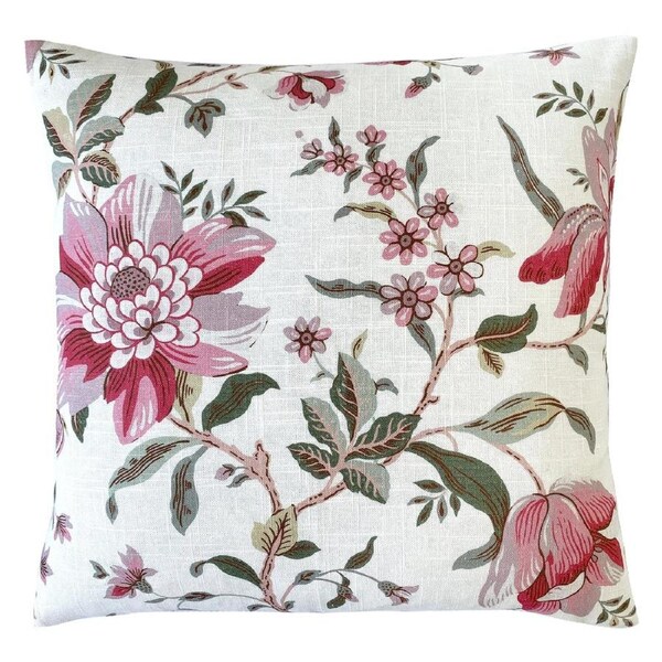 LAURA ASHLEY - EDITA'S GARDEN BLUSH PINK 50X50CM FILLED CUSHION