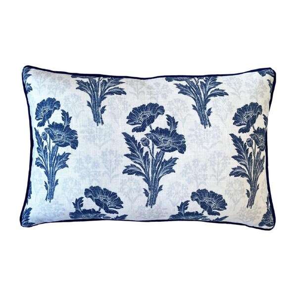LAURA ASHLEY - TAPESTRY BLOOM MIDNIGHT 40X60CM FILLED CUSHION