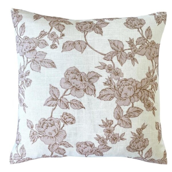 LAURA ASHLEY - SUMMER ROSE PEONY PINK 50X50CM FILLED CUSHION
