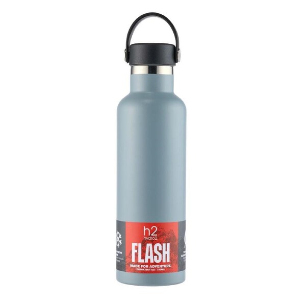 h2 hydro2 FLASH Reusable Classic Water Bottle 750ml - Slate
