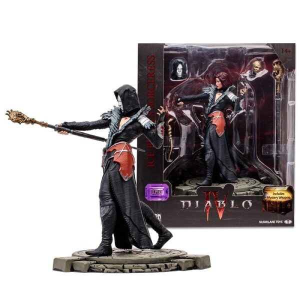 Diablo IV Ice Blades Sorceress (Epic) 1:12 Scale Posed Figure