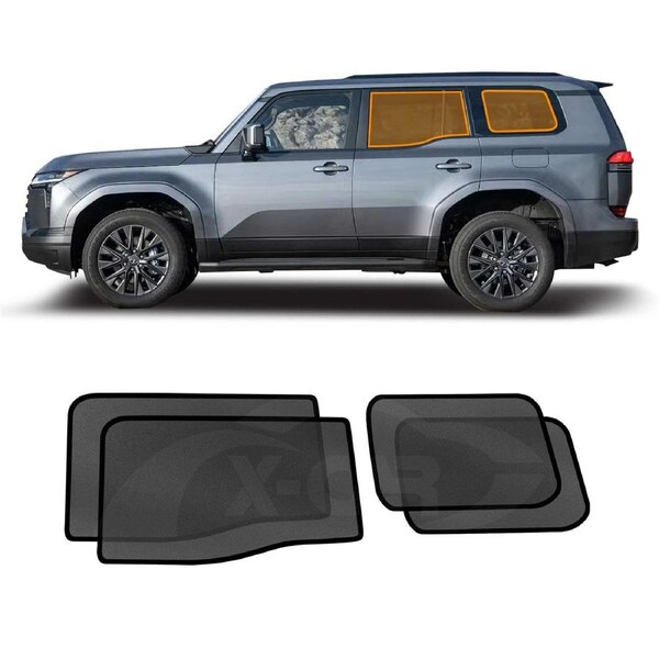 Rear Port Window Sun Shade for Lexus GX 550 GX550 2024-Onwards UV Protection Car Sunshade Blind Mesh
