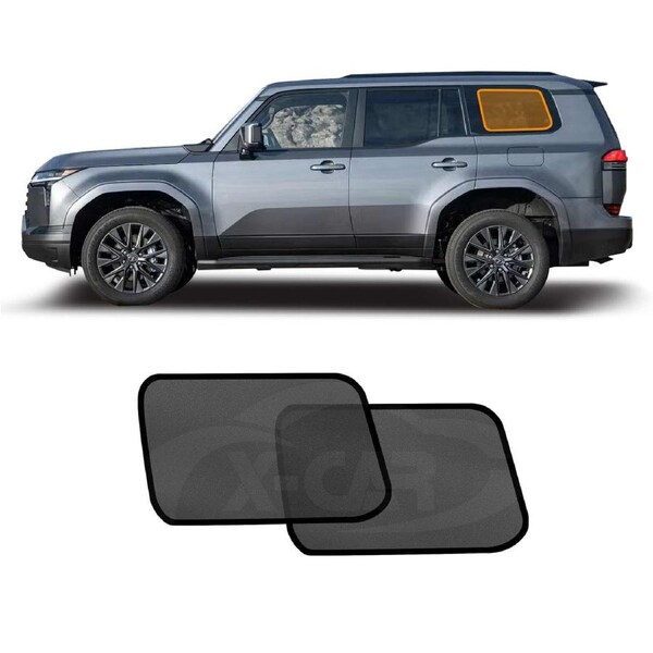 Port Window Sun Shade for Lexus GX 550 GX550 2024-Onwards UV Protection Car Sunshade Blind Mesh