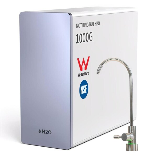 H2O Health BlueSpring Under-Sink Purifier - High Flow Rate - Extra Long Filter Lifespan