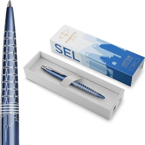 Parker Jotter Special Edition Global Icons Ballpoint Pen Seoul Blue Gift Box