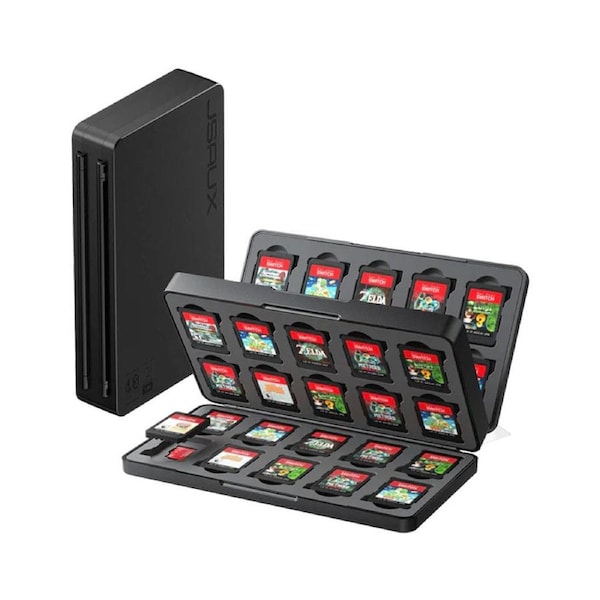 JSAUX Game Card Case 40 for Switch 2 - Black