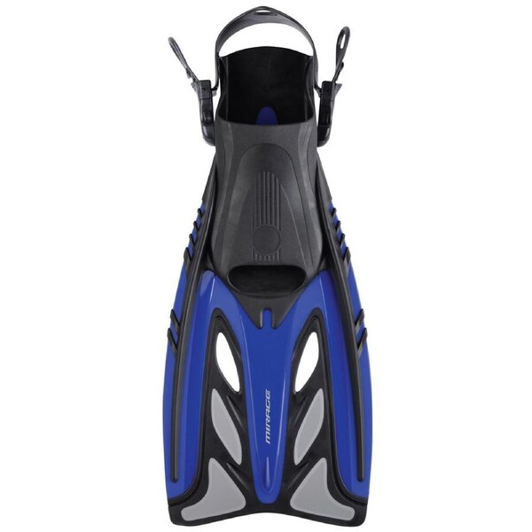 Mirage Unisex Crystal Diving & Snorkelling Fins S/M Black/Blue