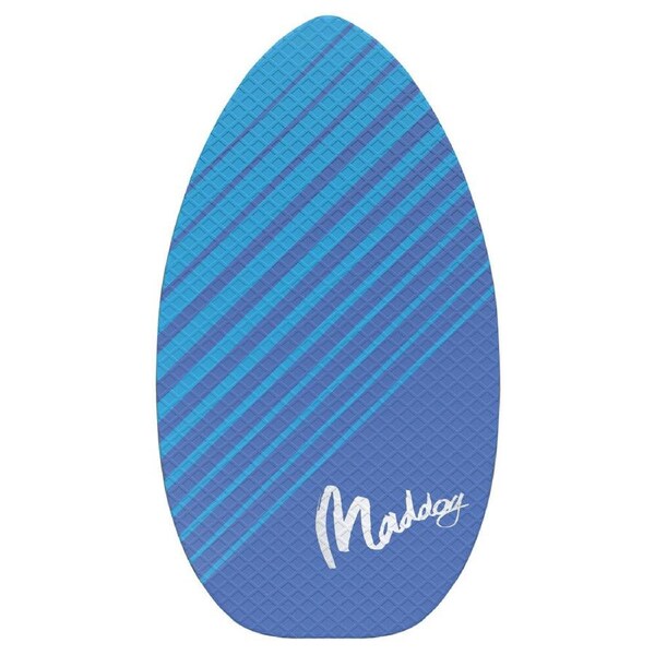 Maddog Non-Slip Deck Beach/River Surfing Skimboard 41" Sky Blue