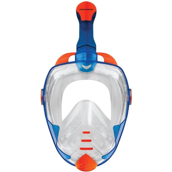 2pc Mirage Galaxy2 Snorkelling Mask & Snorkels Adult Set L/XL Blue