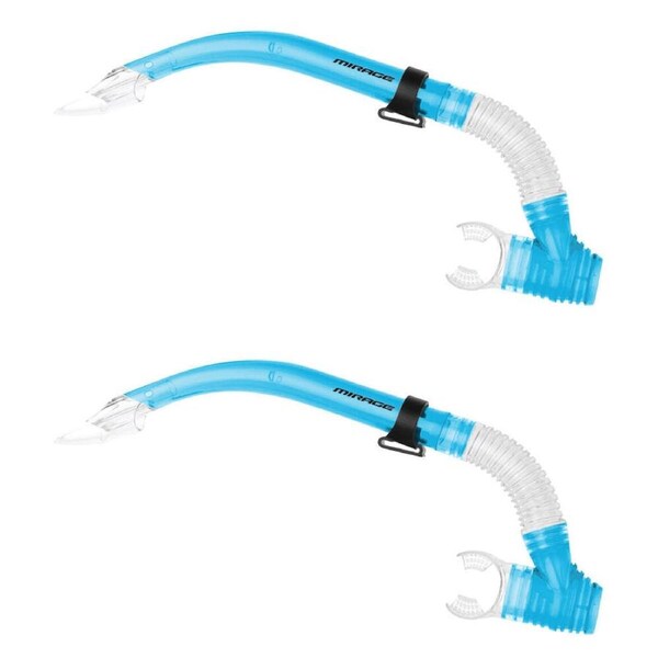 2PK Mirage Cruise Snorkelling/Swimming Snorkel Breathing Tube Blue
