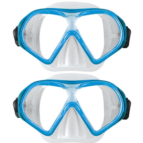 2PK Mirage Unisex Tropic Snorkelling/Swimming Eye Mask Adult Blue
