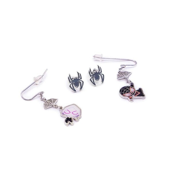 Marvel - Spider-Man - Spider Logo & Gwen/Miles Earring 2-Pack