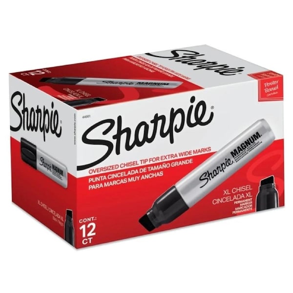 Sharpie Magnum Permanent Marker 15.0mm Chisel Tip Black