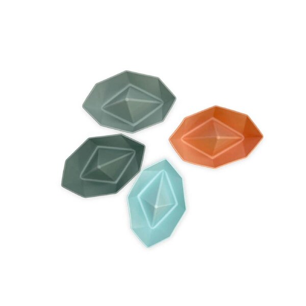 Cherub Baby 4PK Silicone Toy Ships /Bath toy (BW)