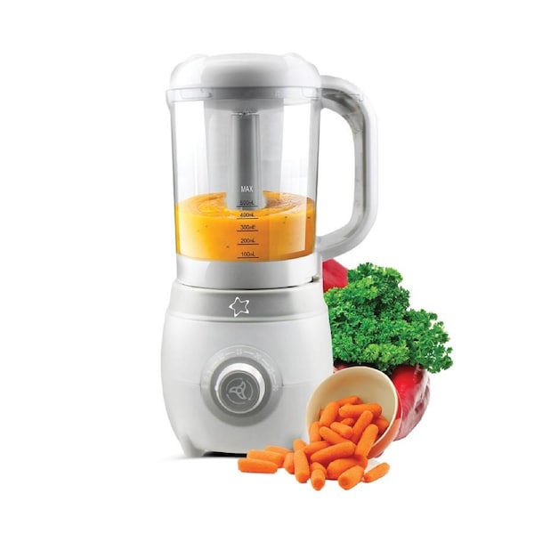 Cherub Baby EasyCook Baby Food Maker & Bottle Steriliser (BW)