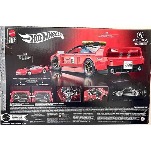 Hot Wheels Bricks '90 Acura NSX Bricks