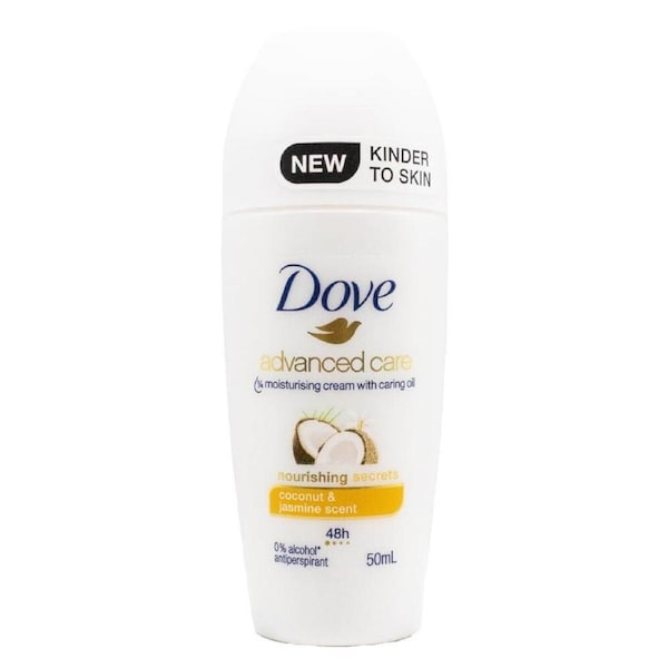 Dove Antiperspirant Roll-On – Advanced Care Coconut & Jasmine 50&nbsp;mL