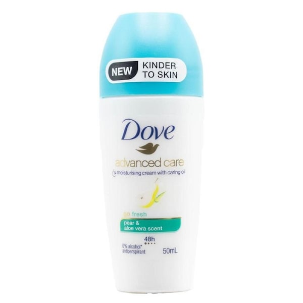 Dove 50 mL Deodorant Roll-On – Advanced Care Go Fresh Pear & Aloe Vera 48H 50mL