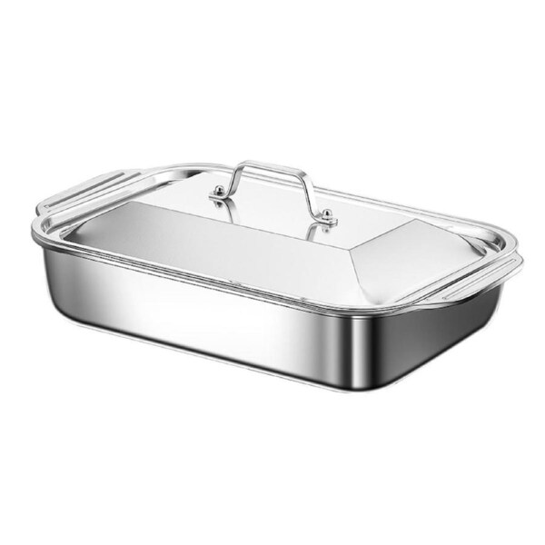 Grilled Fish Plate Crayfish Plate Tray Barbecue Plate for Camping Backyard BBQ