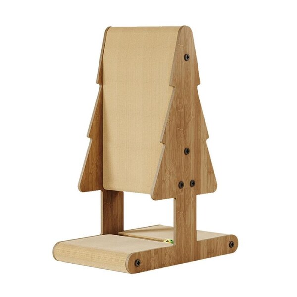 Vertical Cat Scratcher Bed 2 in 1 Durable Non Shed for Indoor Cats Scratching